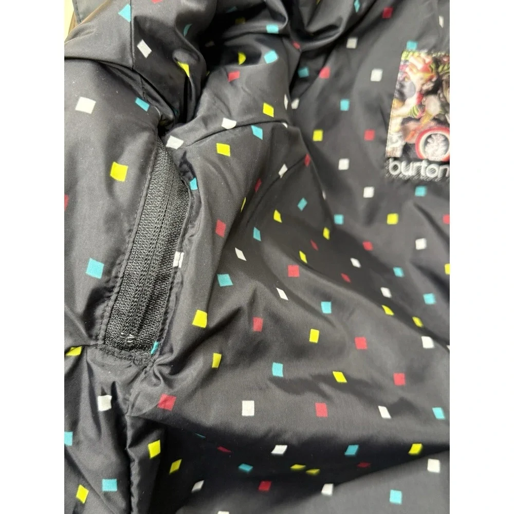Burton Snowboarding Ski Puffer Jacket Women Size XS Black Quilted‎ Sporty Skiing